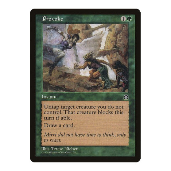 Provoke (STH) #113 Common Stronghold Magic: The Gathering: 1998