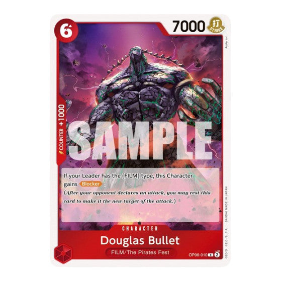 Douglas Bullet (OP06) #OP06-010 Rare Wings of the Captain One Piece Card Game: 2024