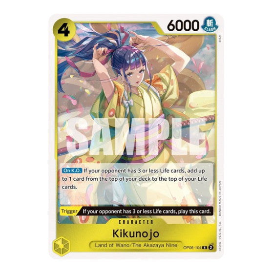 Kikunojo (OP06) #OP06-104 Rare Wings of the Captain One Piece Card Game: 2024