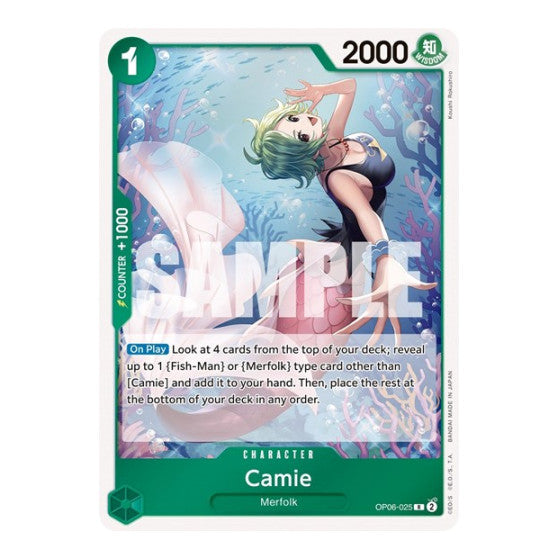 Camie (OP06) #OP06-025 Rare Wings of the Captain One Piece Card Game: 2024