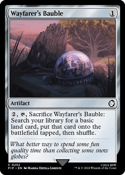 Wayfarers Bauble (PIP) #252 Common (Lightly Played) Universes Beyond: Fallout Magic: The Gathering: 2024