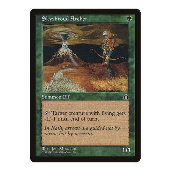 Skyshroud Archer (STH) #114 Common (Lightly Played) Stronghold Magic: The Gathering: 1998