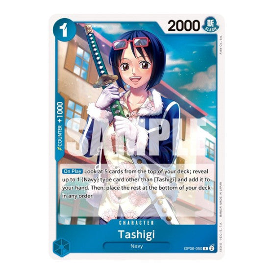 Tashigi (OP06) #OP06-050 Rare Wings of the Captain One Piece Card Game: 2024