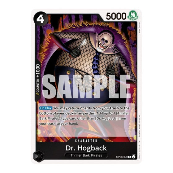 Dr. Hogback (OP06) #OP06-090 Rare Wings of the Captain One Piece Card Game: 2024
