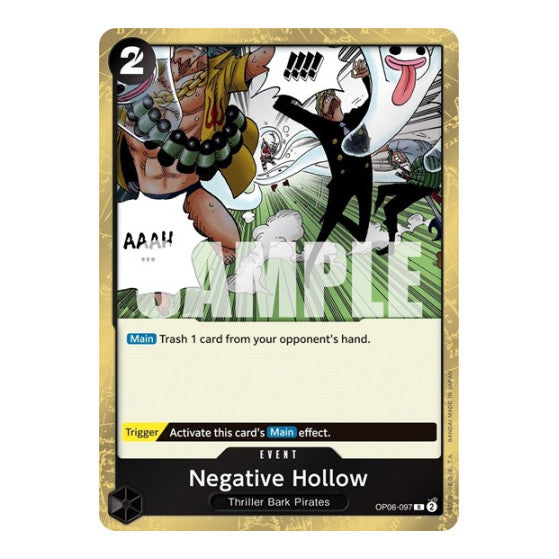Negative Hollow (OP06) #OP06-097 Rare Wings of the Captain One Piece Card Game: 2024