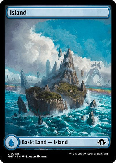 Island 0305 (MH3) #305 Land (Foil Near Mint) Modern Horizons 3 Magic: The Gathering: 2024