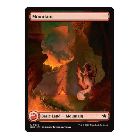Mountain (0276) (BLB) #276 Land (Lightly Played) Bloomburrow Magic: The Gathering: 2024