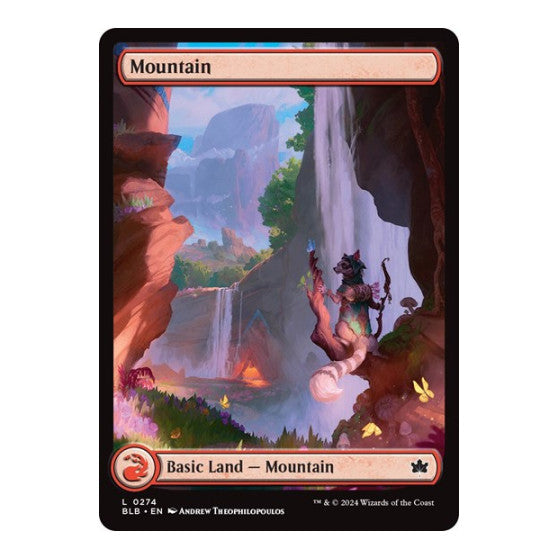 Mountain (0274) (BLB) #274 Land (Lightly Played) Bloomburrow Magic: The Gathering: 2024