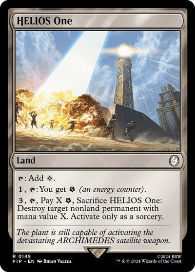 HELIOS One (PIP) #149 Rare (Lightly Played) Universes Beyond: Fallout Magic: The Gathering: 2024
