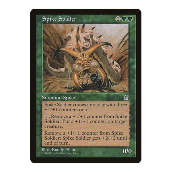 Spike Soldier (STH) #119 Uncommon (Lightly Played) Stronghold Magic: The Gathering: 1998