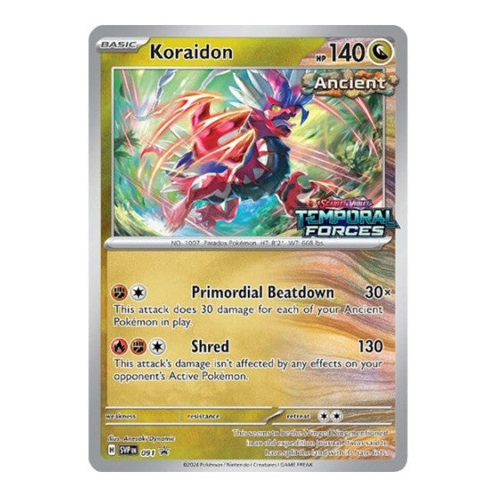 Koraidon - 091 (Prerelease) (SVP) #091 Promo (Holofoil Near Mint) SV: Scarlet & Violet Promo Cards Pokemon: 2023