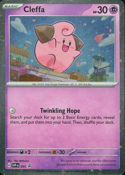 Cleffa - 095 (SVP) #095 Promo (Holofoil Near Mint) SV: Scarlet & Violet Promo Cards Pokemon: 2023