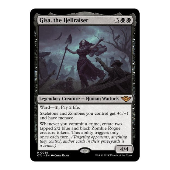 Gisa the Hellraiser (OTJ) #89 Mythic Rare (Near Mint) Outlaws of Thunder Junction Magic: The Gathering: 2024