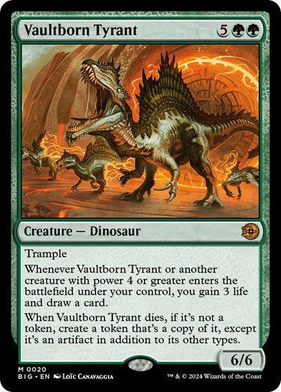 Vaultborn Tyrant (BIG) #20 Mythic Rare (Near Mint) Outlaws of Thunder Junction: The Big Score Magic: The Gathering: 2024