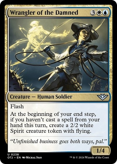 Wrangler of the Damned (OTJ) #238 Uncommon (Lightly Played) Outlaws of Thunder Junction Magic: The Gathering: 2024