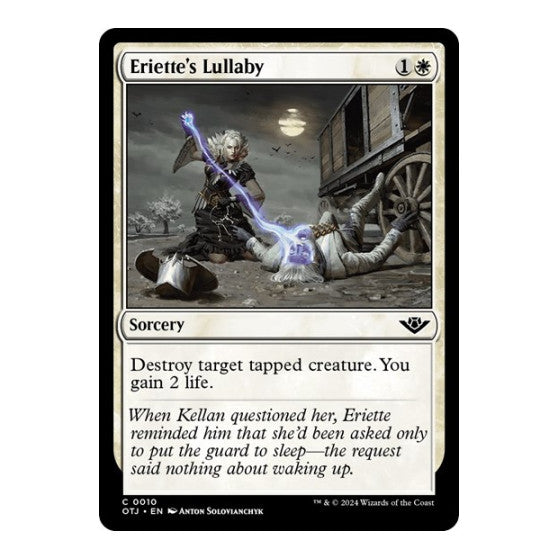 Eriettes Lullaby (OTJ) #10 Common Outlaws of Thunder Junction Magic: The Gathering: 2024