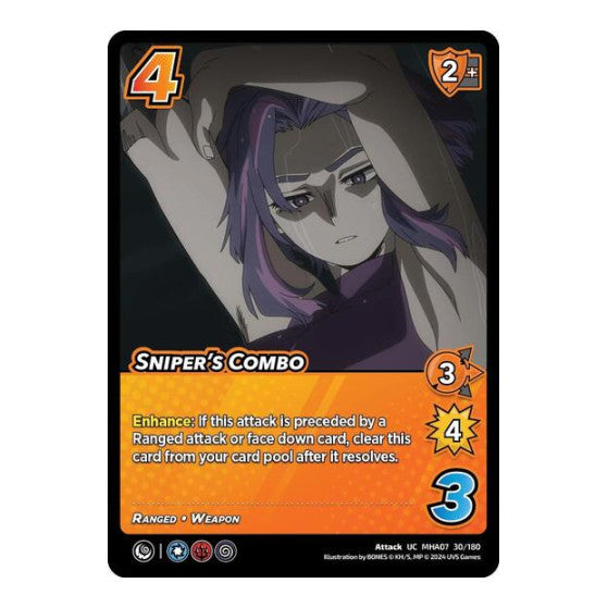 Sniper's Combo (MHA7) #30/180 Uncommon (Lightly Played) UniVersus: My Hero Academia: Girl Power UniVersus: 2024