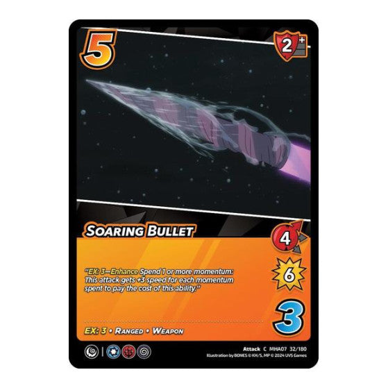 Soaring Bullet (MHA7) #32/180 Common (Lightly Played) UniVersus: My Hero Academia: Girl Power UniVersus: 2024