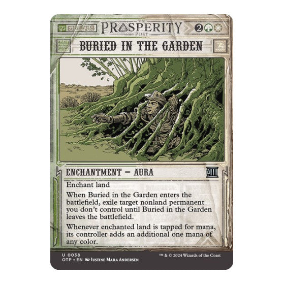 Buried in the Garden (OTP) #38 Uncommon Outlaws of Thunder Junction: Breaking News Magic: The Gathering: 2024