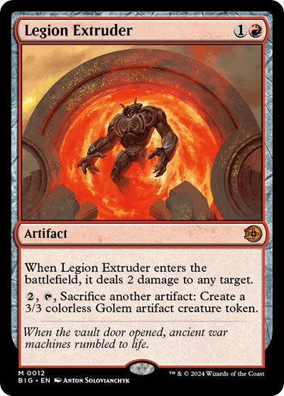 Legion Extruder (BIG) #12 Mythic Rare (Foil Near Mint) Outlaws of Thunder Junction: The Big Score Magic: The Gathering: 2024