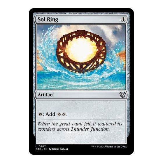Sol Ring (OTC) #267 Uncommon (Lightly Played) Commander: Outlaws of Thunder Junction Magic: The Gathering: 2024