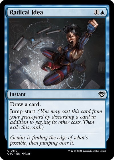 Radical Idea (OTC) #110 Common (Lightly Played) Commander: Outlaws of Thunder Junction Magic: The Gathering: 2024