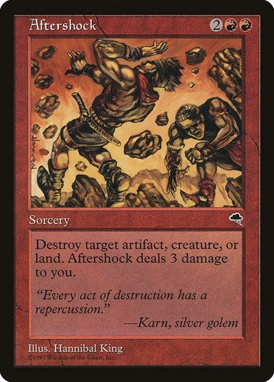 Aftershock (TMP) #160 Common (Lightly Played) Tempest Magic: The Gathering: 1997
