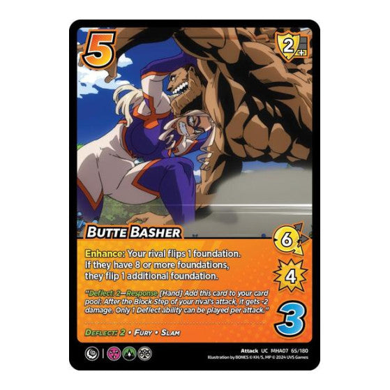 Butte Basher (MHA7) #65/180 Uncommon (Lightly Played) UniVersus: My Hero Academia: Girl Power UniVersus: 2024