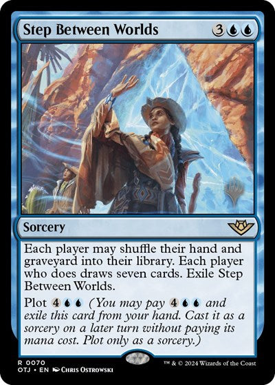 Step Between Worlds (PPOTJ) #70p Rare (Lightly Played) Promo Pack: Outlaws of Thunder Junction Magic: The Gathering: 2024