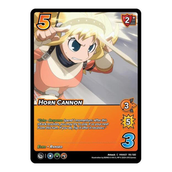 Horn Cannon (MHA7) #99/180 Common (Lightly Played) UniVersus: My Hero Academia: Girl Power UniVersus: 2024