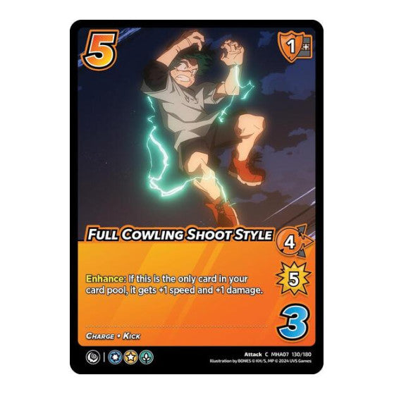 Full Cowling Shoot Style (MHA7) #130/180 Common (Lightly Played) UniVersus: My Hero Academia: Girl Power UniVersus: 2024