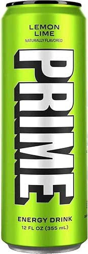 Prime Energy Lemon Lime 12 oz