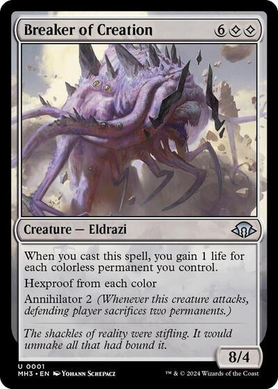 Breaker of Creation (MH3) #1 Uncommon (Lightly Played) Modern Horizons 3 Magic: The Gathering: 2024