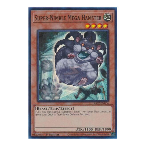 Super Nimble Mega Hamster (RA02) #RA02-EN004 Super Rare (1st Edition Near Mint) 25th Anniversary Rarity Collection II YuGiOh: 2024