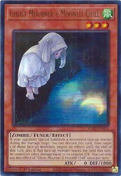 Ghost Mourner and Moonlit Chill Alternate Art UR (RA02) #RA02-EN015 Ultra Rare (1st Edition Near Mint) 25th Anniversary Rarity Collection II YuGiOh: 2024
