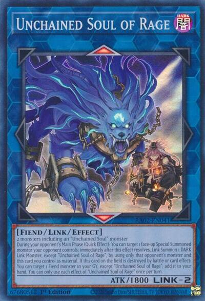 Unchained Soul of Rage (RA02) #RA02-EN041 Super Rare (1st Edition Near Mint) 25th Anniversary Rarity Collection II YuGiOh: 2024