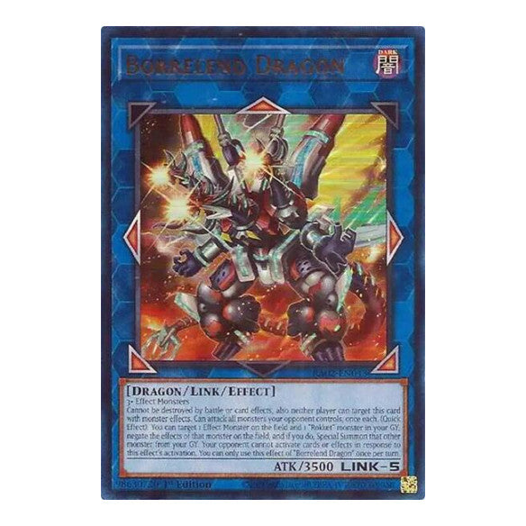Borrelend Dragon (UR) (RA02) #RA02-EN043 Ultra Rare (1st Edition Lightly Played) 25th Anniversary Rarity Collection II YuGiOh: 2024