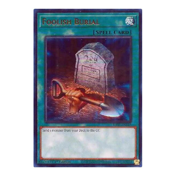 Foolish Burial UR (RA02) #RA02-EN049 Ultra Rare (1st Edition Near Mint) 25th Anniversary Rarity Collection II YuGiOh: 2024