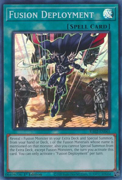 Fusion Deployment (RA02) #RA02-EN065 Super Rare (1st Edition Near Mint) 25th Anniversary Rarity Collection II YuGiOh: 2024