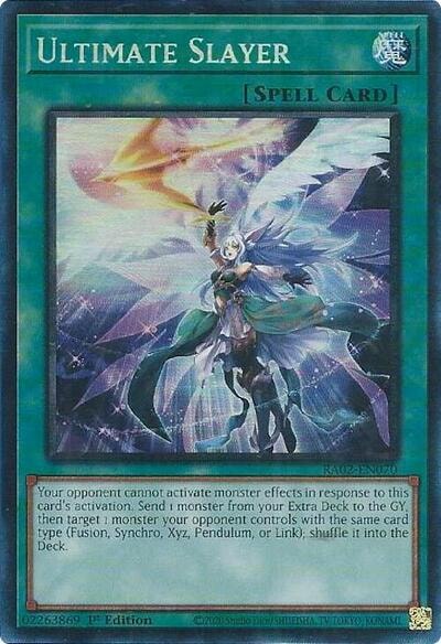 Ultimate Slayer PCR (RA02) #RA02-EN070 Prismatic Collector's Rare (1st Edition Near Mint) 25th Anniversary Rarity Collection II YuGiOh: 2024