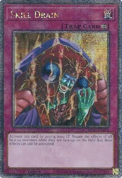 Skill Drain Quarter Century Secret Rare (RA02) #RA02-EN077 Quarter Century Secret Rare (1st Edition Near Mint) 25th Anniversary Rarity Collection II YuGiOh: 2024
