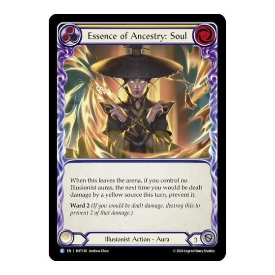 Essence of Ancestry: Soul (MST) #MST138 Rare (Lightly Played) Part the Mistveil Flesh and Blood TCG: 2024