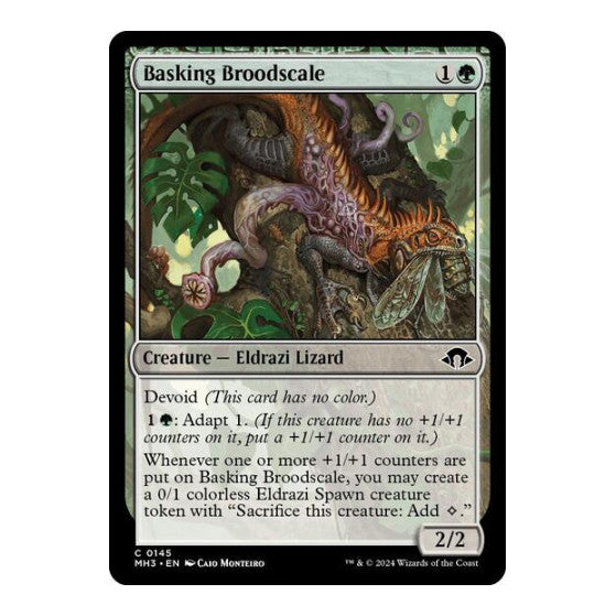 Basking Broodscale (MH3) #145 Common (Lightly Played) Modern Horizons 3 Magic: The Gathering: 2024