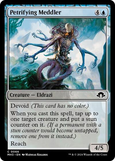 Petrifying Meddler (MH3) #66 Common (Lightly Played) Modern Horizons 3 Magic: The Gathering: 2024