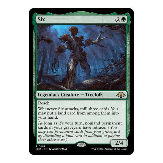 Six (MH3) #169 Rare (Near Mint) Modern Horizons 3 Magic: The Gathering: 2024