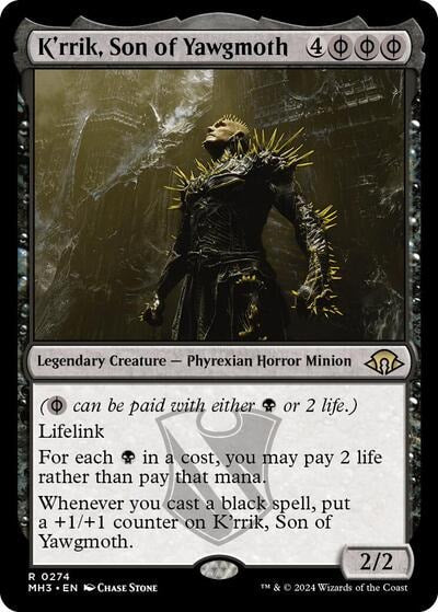 Krrik Son of Yawgmoth (MH3) #274 Rare (Lightly Played) Modern Horizons 3 Magic: The Gathering: 2024