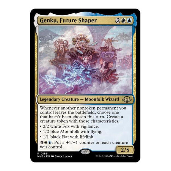 Genku Future Shaper (MH3) #186 Rare (Foil Lightly Played) Modern Horizons 3 Magic: The Gathering: 2024