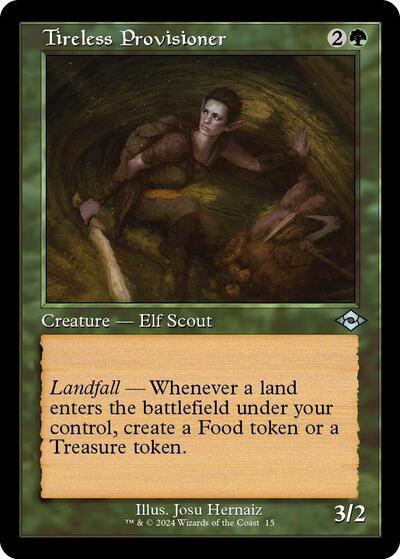 Tireless Provisioner Retro Frame (MH2) #15 Uncommon (Near Mint) Modern Horizons 2 Magic: The Gathering: 2021