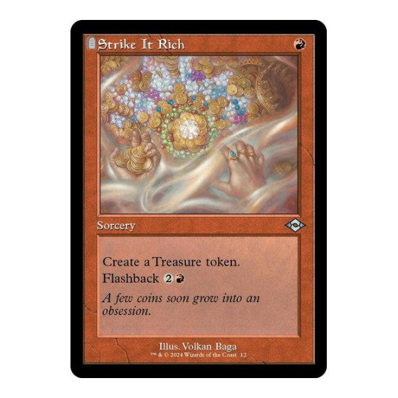 Strike It Rich (Retro Frame) (MH2) #12 Uncommon (Lightly Played) Modern Horizons 2 Magic: The Gathering: 2021