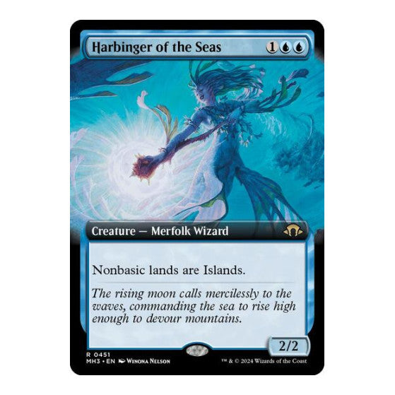 Harbinger of the Seas Extended Art (MH3) #451 Rare (Foil Near Mint) Modern Horizons 3 Magic: The Gathering: 2024